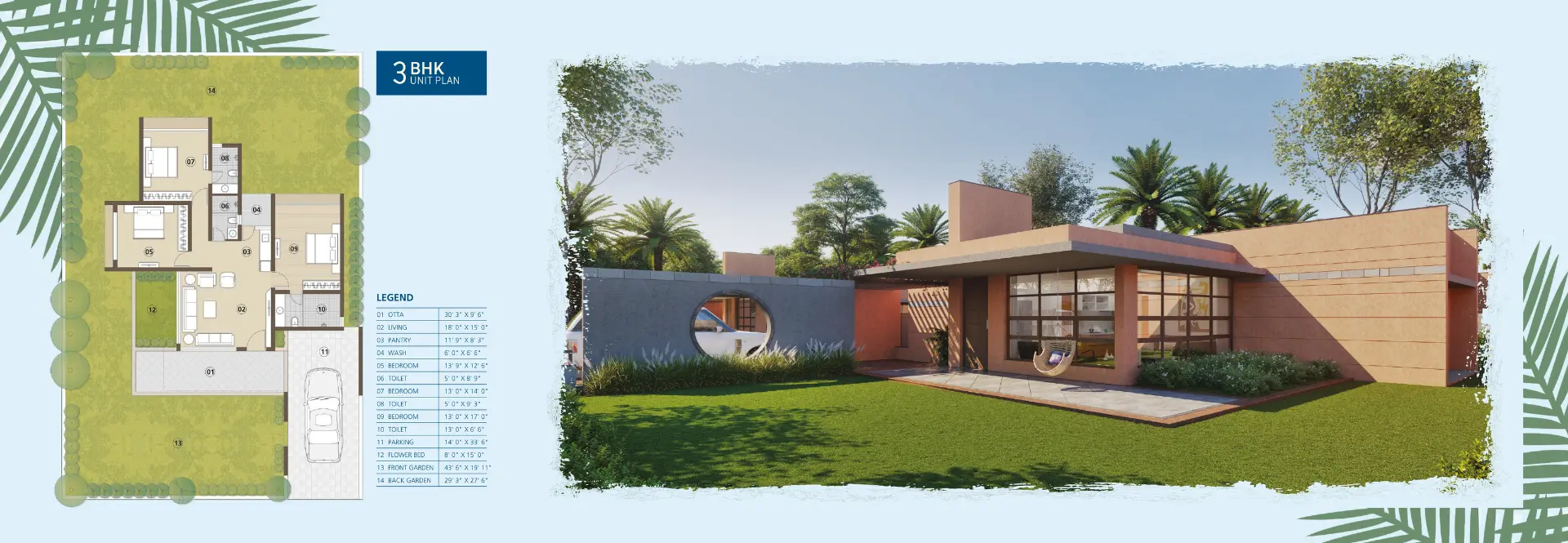Royal Palm - 3BHK
